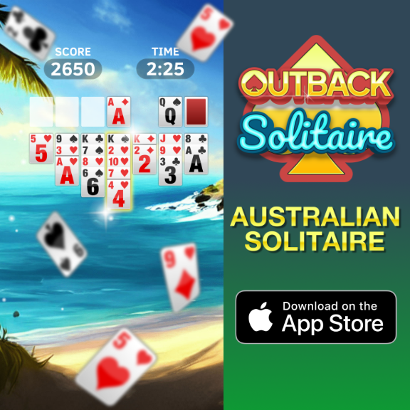 Outback Solitaire App Store Graphic